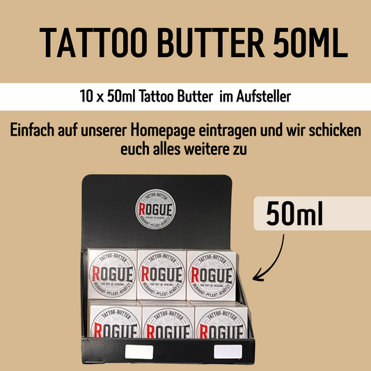 Rogue Tattoo Butter 50ml ( Thekenaufsteller 10 Stk. )