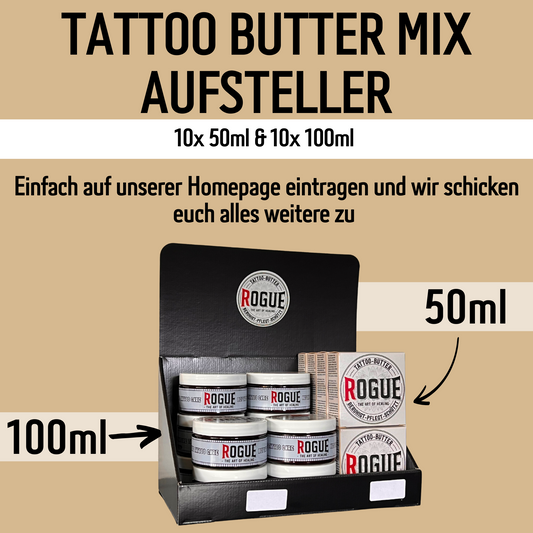 Rogue Tattoo Butter MIX ( Thekenaufsteller 20 Stk. )