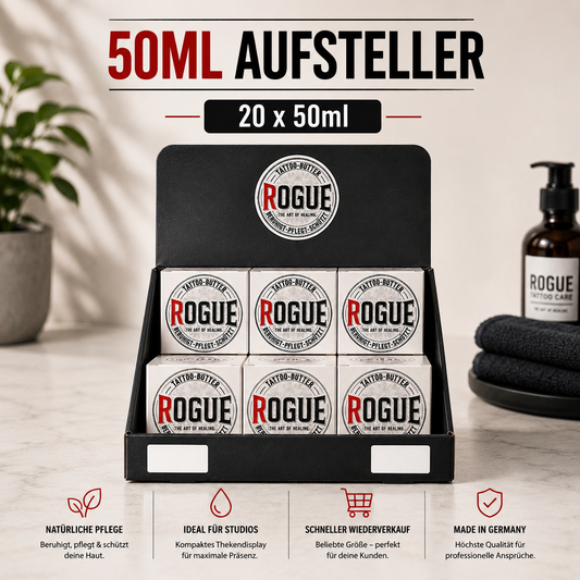 20 x 50ml Tattoo Butter + Countertop Display