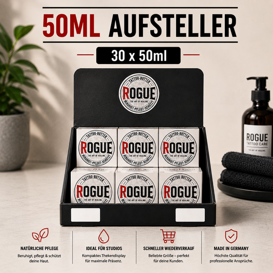 30 x 50ml Tattoo Butter + Countertop Display